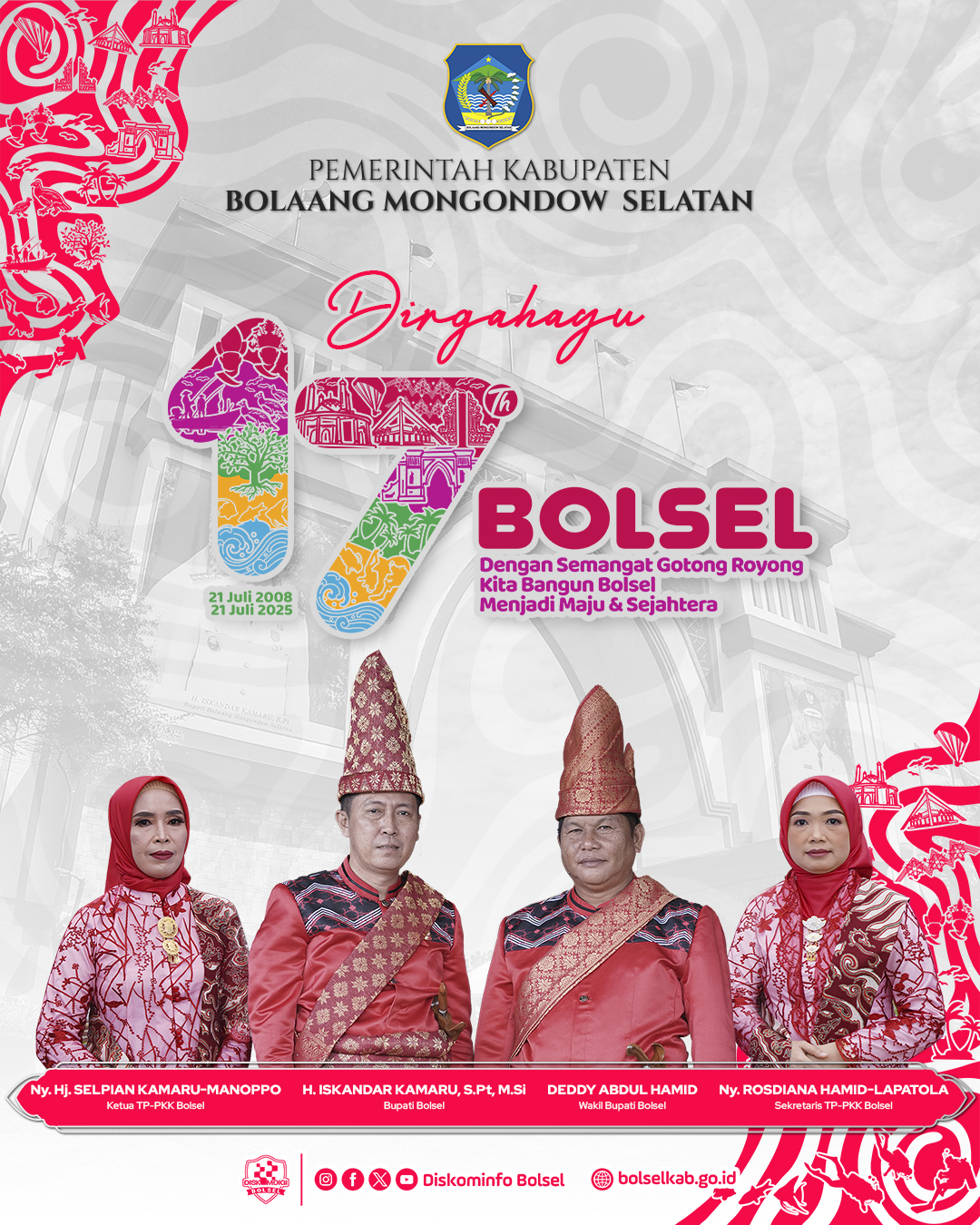 Dirgahayu Kabupaten Bolaang Mongondow Selatan Ke-17