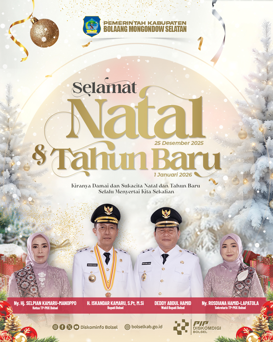 Selamat Natal 2025 dan Tahun Baru 2026
