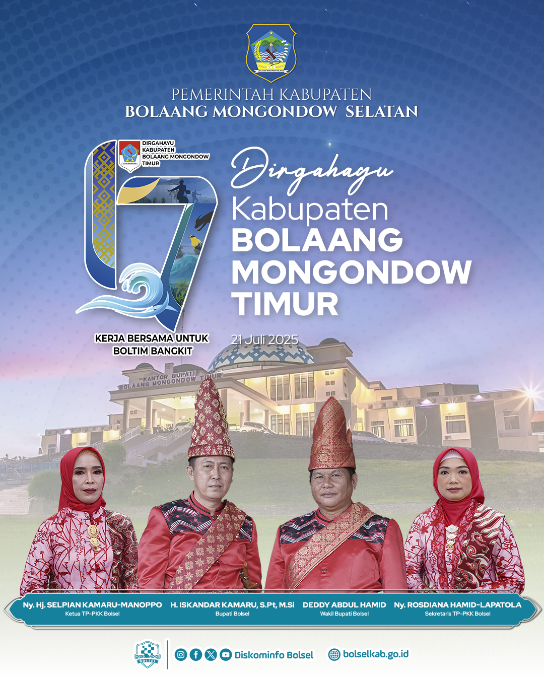Dirgahayu Kabupaten Bolaang Mongondow Timur Ke-17